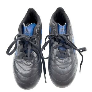 Adidas Copa Pure.4 FxG Soccer Cleats Kids 13K Black Blue GX6906 Flexible Ground